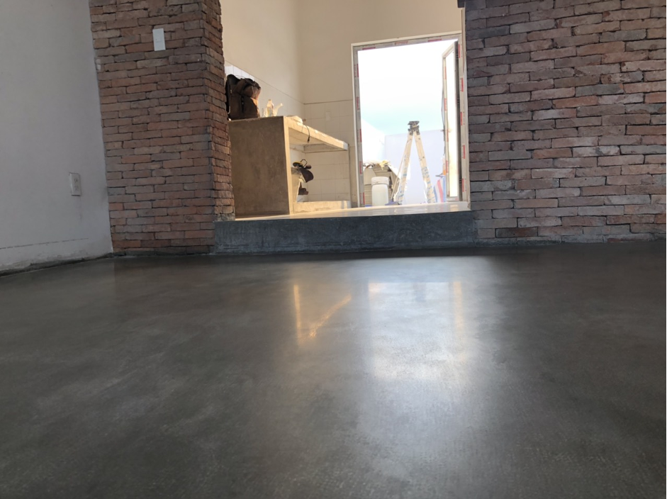 Bề mặt sàn sử dụng vữa Epoxy