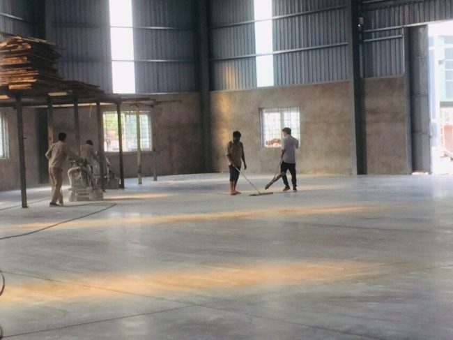 Phương pháp đánh bóng sàn bê tông
