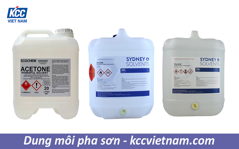 Bao bì sản phẩm Dung môi pha sơn KCC