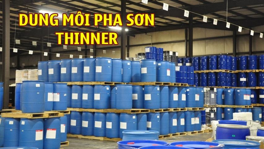 Bao bì sản phẩm Dung môi pha sơn Thinner