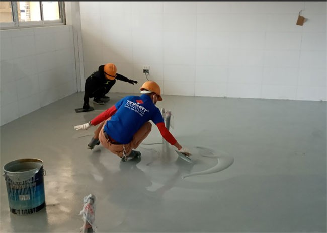 Quy trình sơn sàn epoxy 2 thành phần