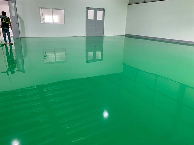 Quy trình sửa sàn epoxy bị phồng rộp lâu dài
