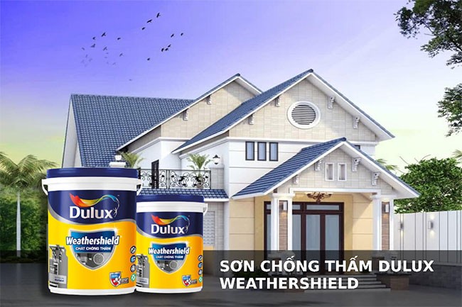 Sơn Dulux chống thấm cho tường nhà mới