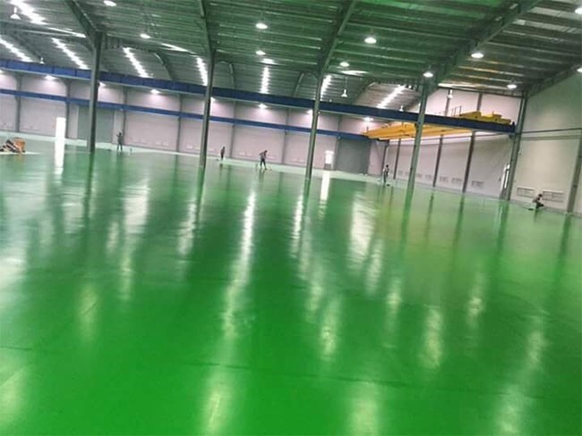 Thi công nền nhà xưởng hệ lăn