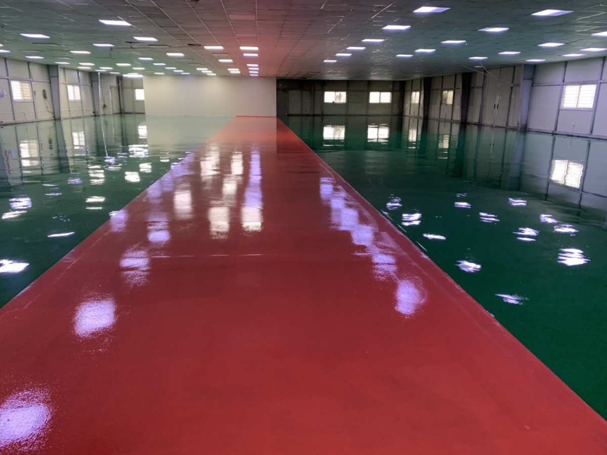 Hoàn thiện công trình sơn sàn bê tông với sơn Epoxy KCC