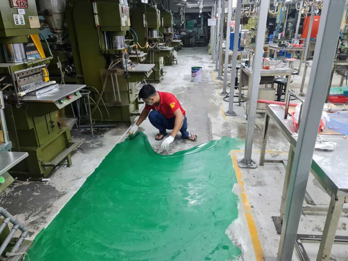 Thi công cải tạo bề mặt sàn cũ