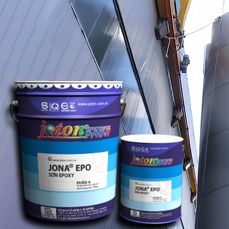 Sơn Epoxy Joton hệ dung môi Jona Epo - Màu Đỏ - Ảnh 2