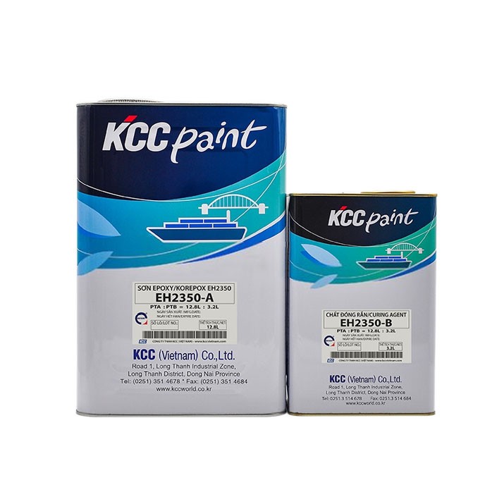 Sơn phủ hồ xử lý nước thải Epoxy KCC EH2351 EH2350