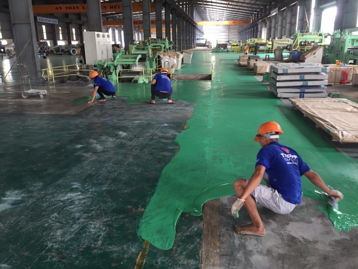 Thi công sơn Epoxy
