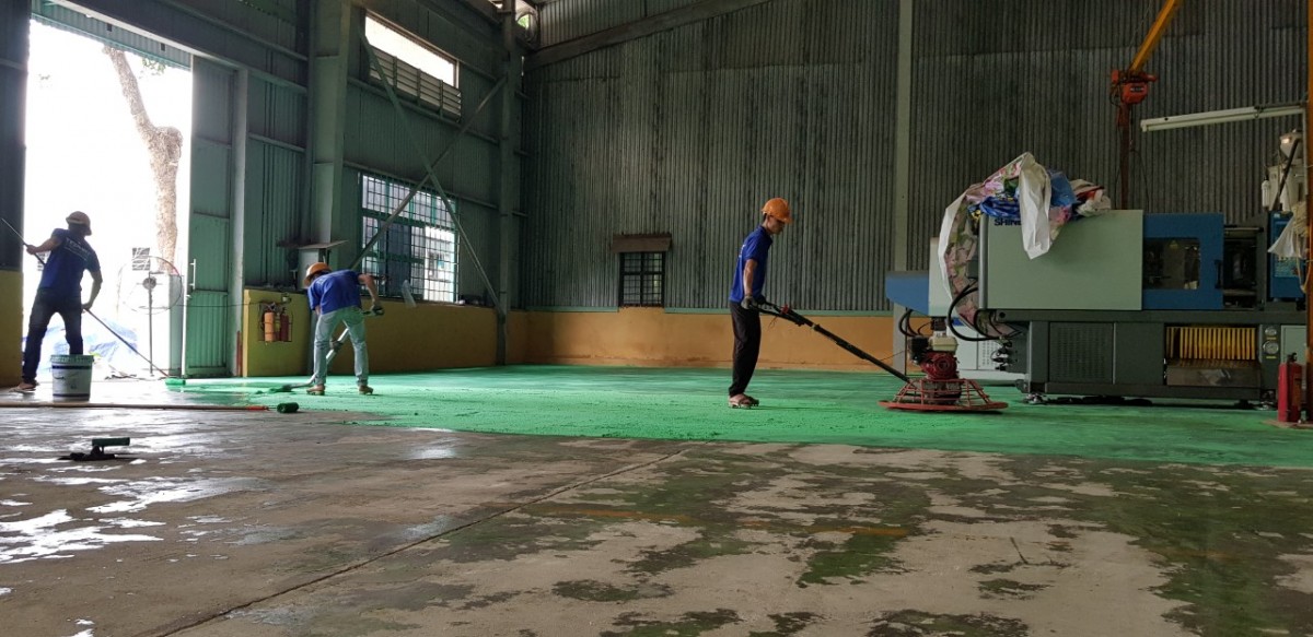 Sàn sơn epoxy