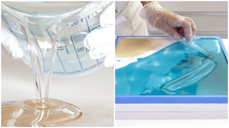 Pha keo đúng theo tỷ lệ nhà sản xuất đưa ra