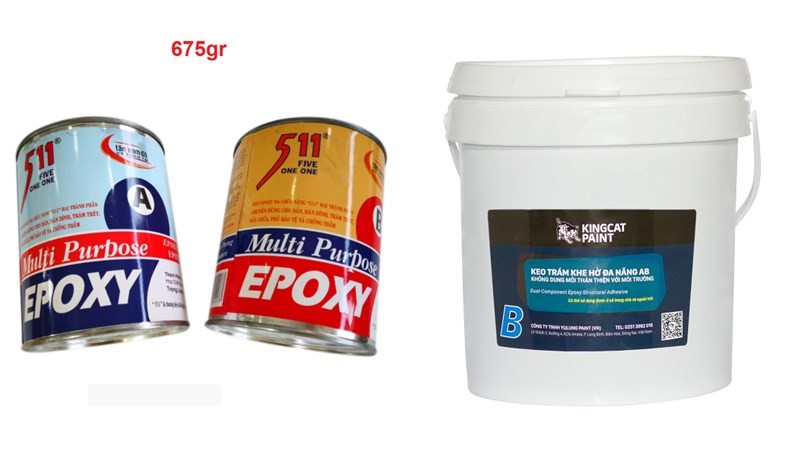 Keo AB dán đá hoa cương