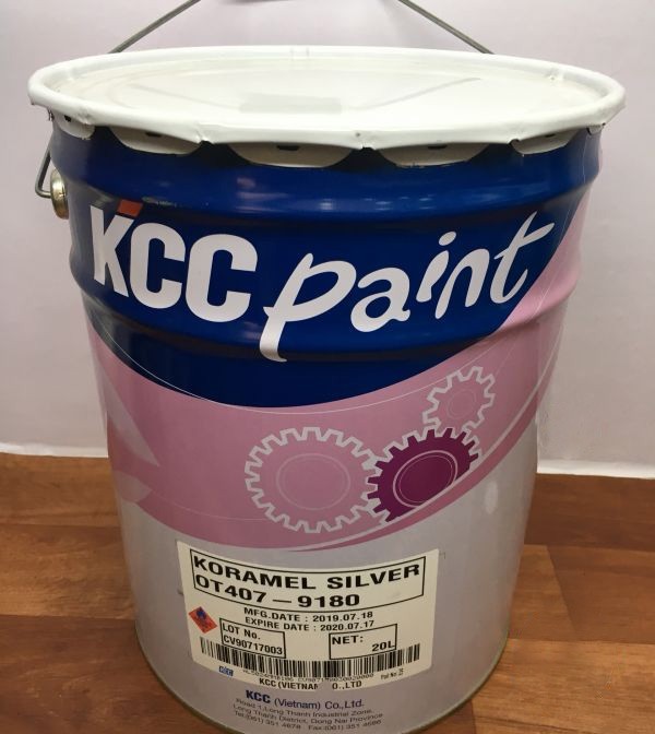 Sơn chịu nhiệt, phản quang KCC OT407-9180 siliver - Ảnh 2