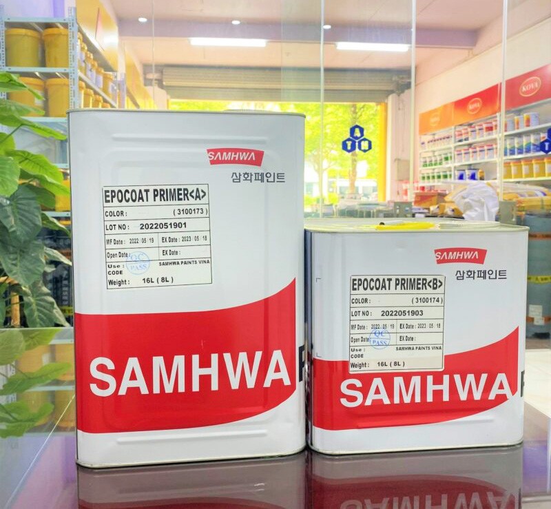 Sơn Epoxy Samhwa Epocoat 1100 Clear (SVH) - Ảnh 3
