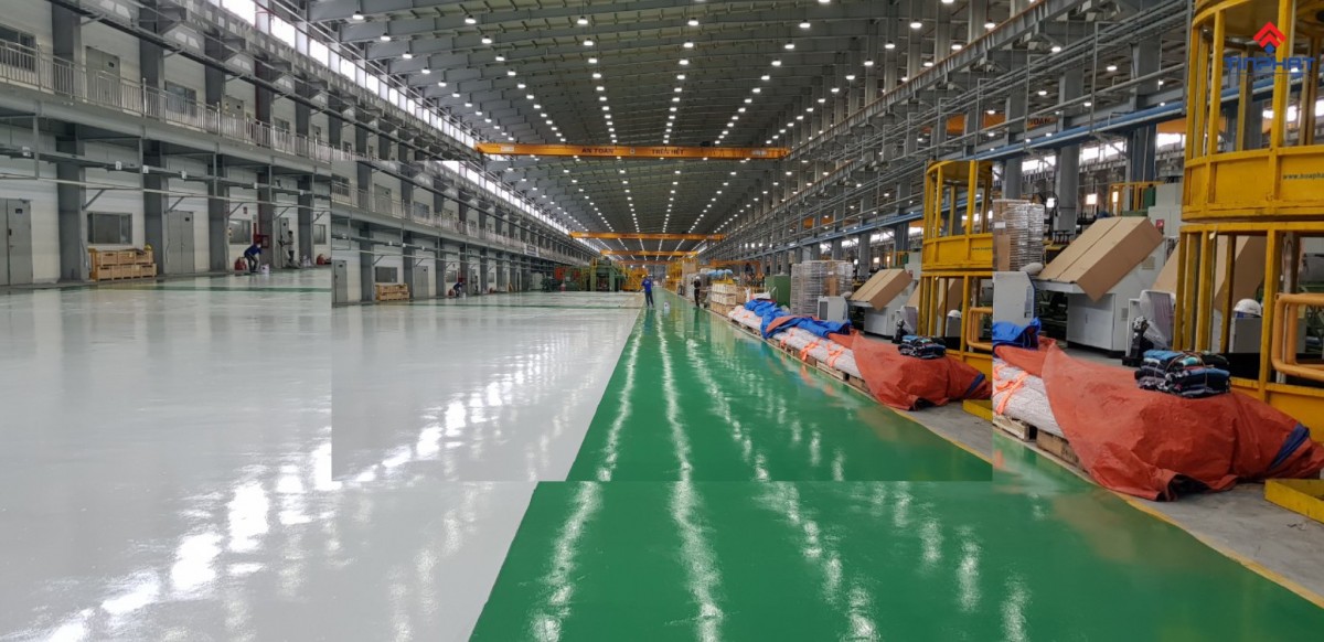 bảng giá thi công sơn sàn epoxy