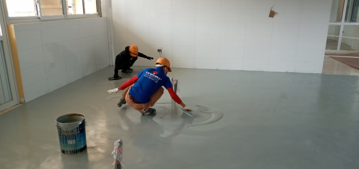 thi công sơn epoxy giá rẻ