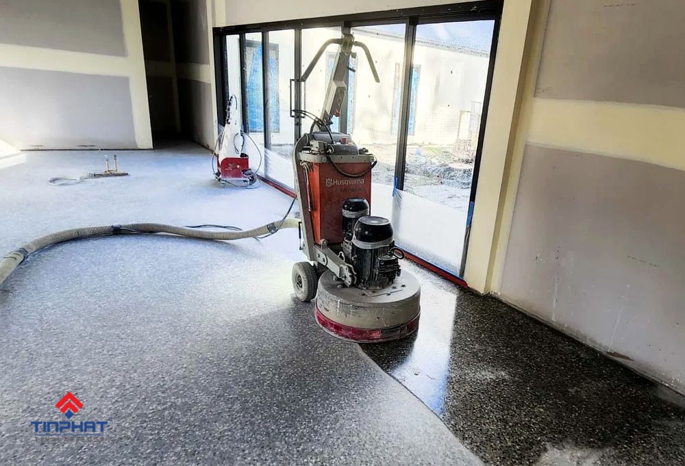mài bóng sàn bê tông