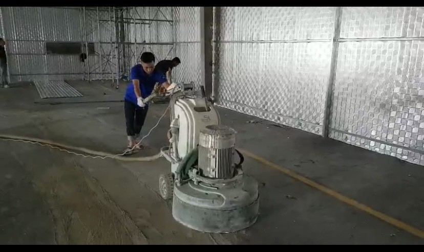 Thi công sàn epoxy