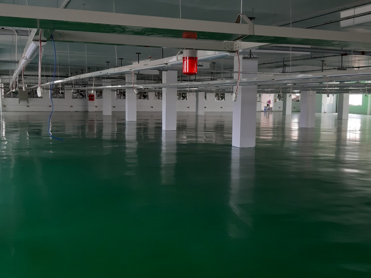 sơn sàn nhà xưởng