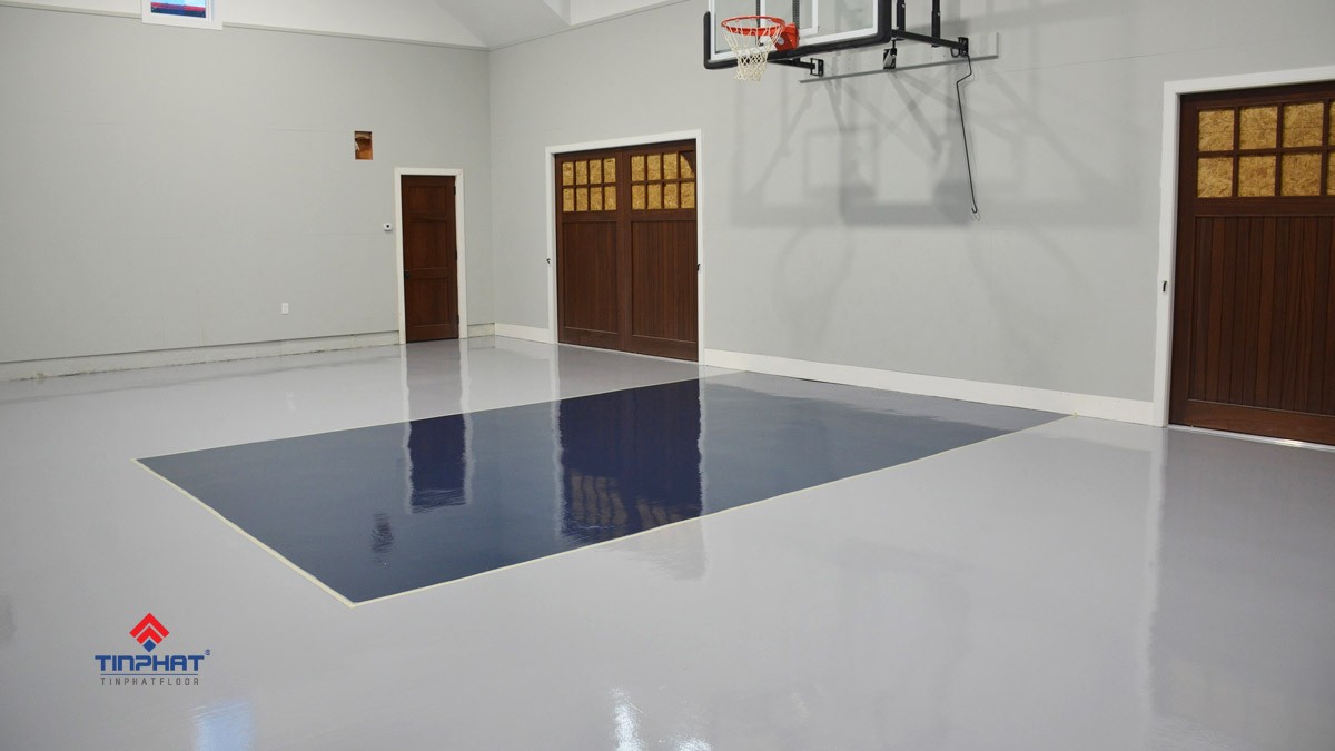 thi công sân bóng rổ