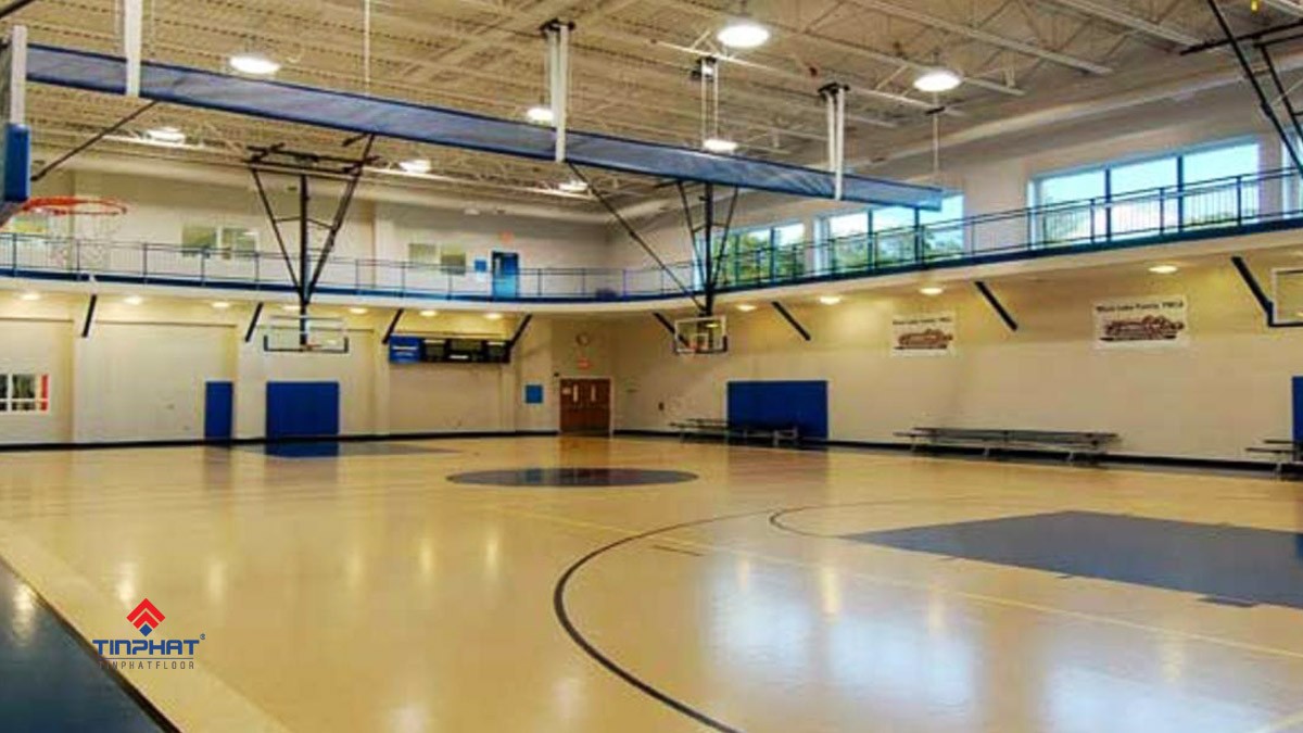 thi công sân bóng rổ