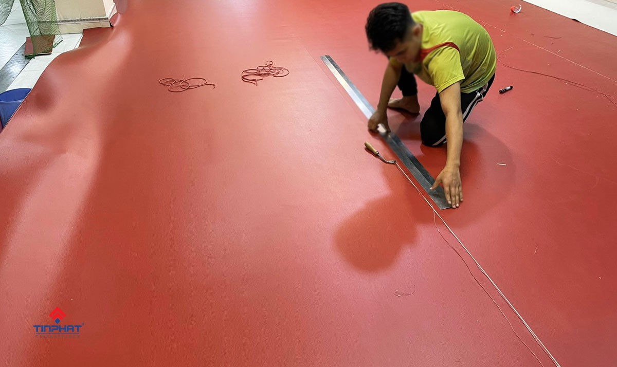 Thi công sân cầu lông