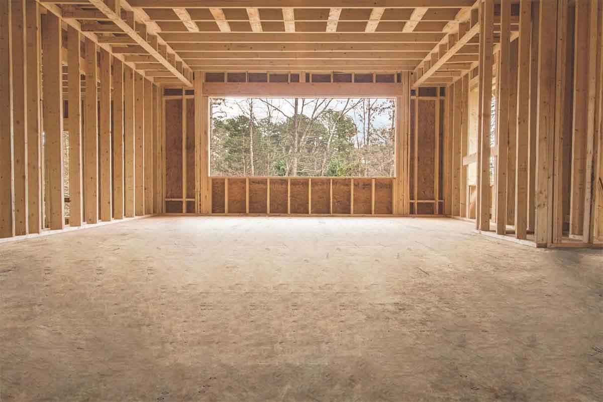 nhà sàn bê tông giá gỗ