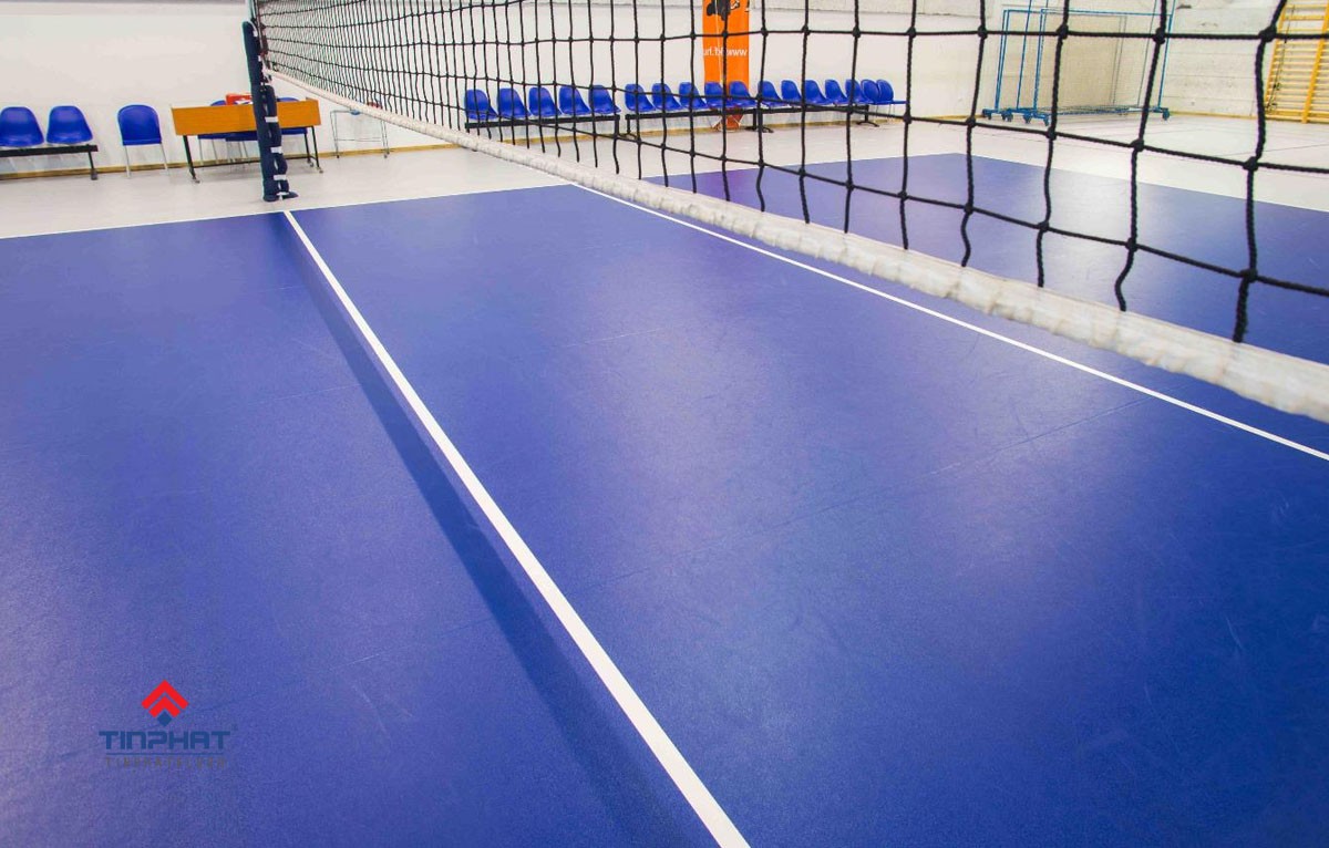 Quy trình thi công sân bong chuyền