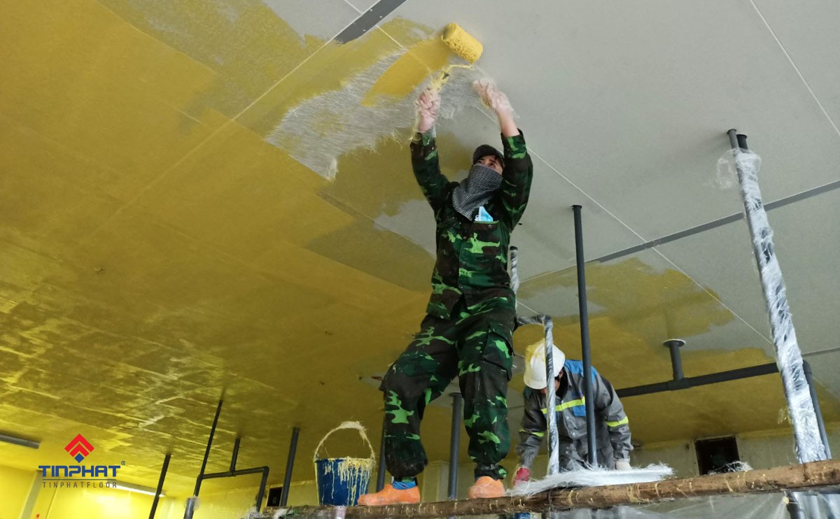 Bọc phủ composite trần nhà