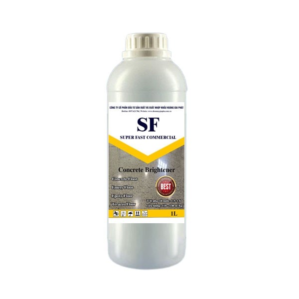 Hóa chất đánh bóng bê tông giúp tăng độ cứng, làm sáng và bóng bề mặt sàn