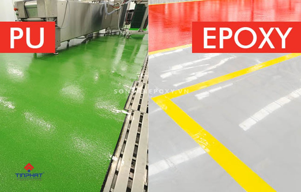 sơn sàn pu và sơn epoxy