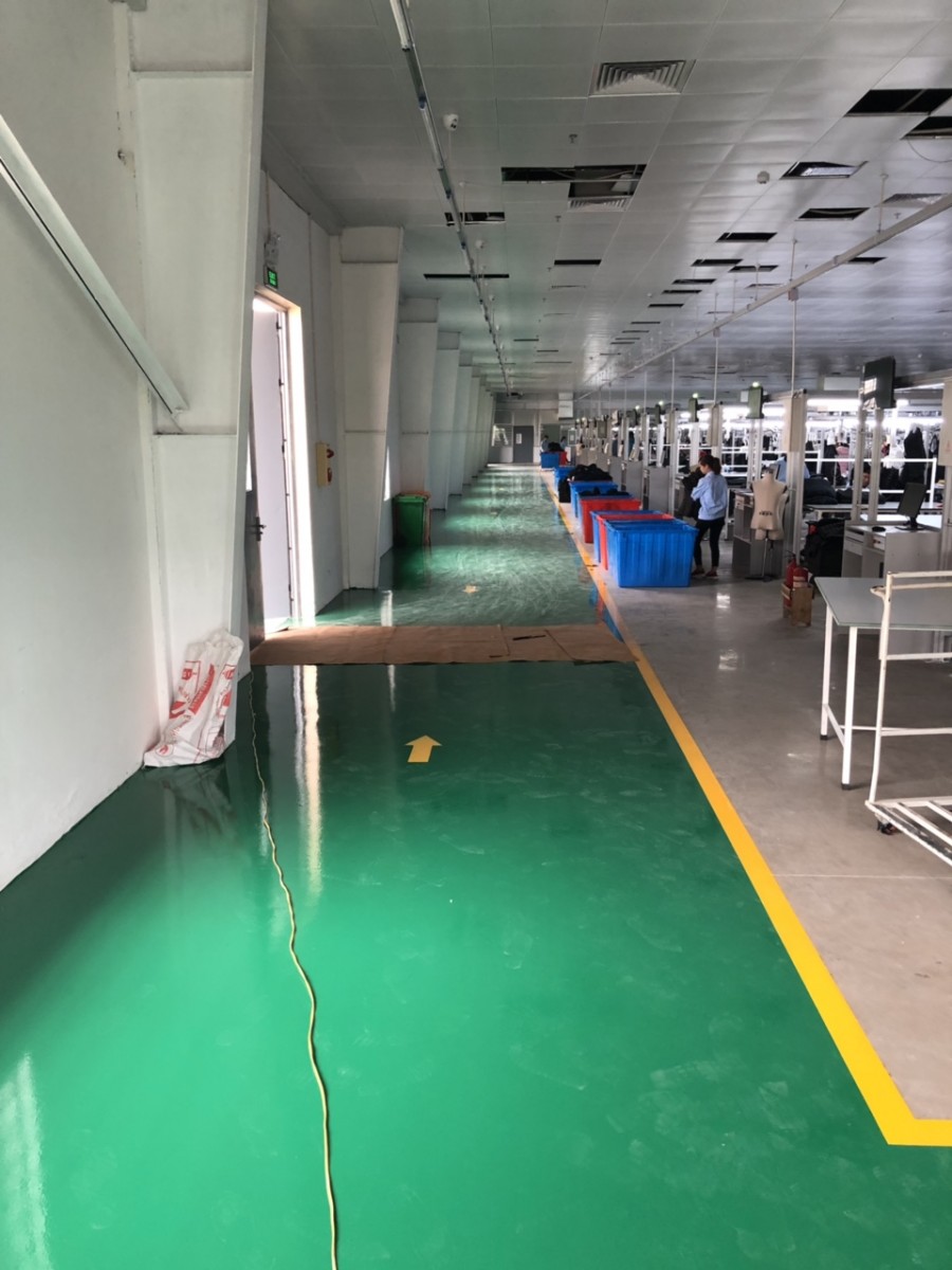 sơn sàn nhà máy may