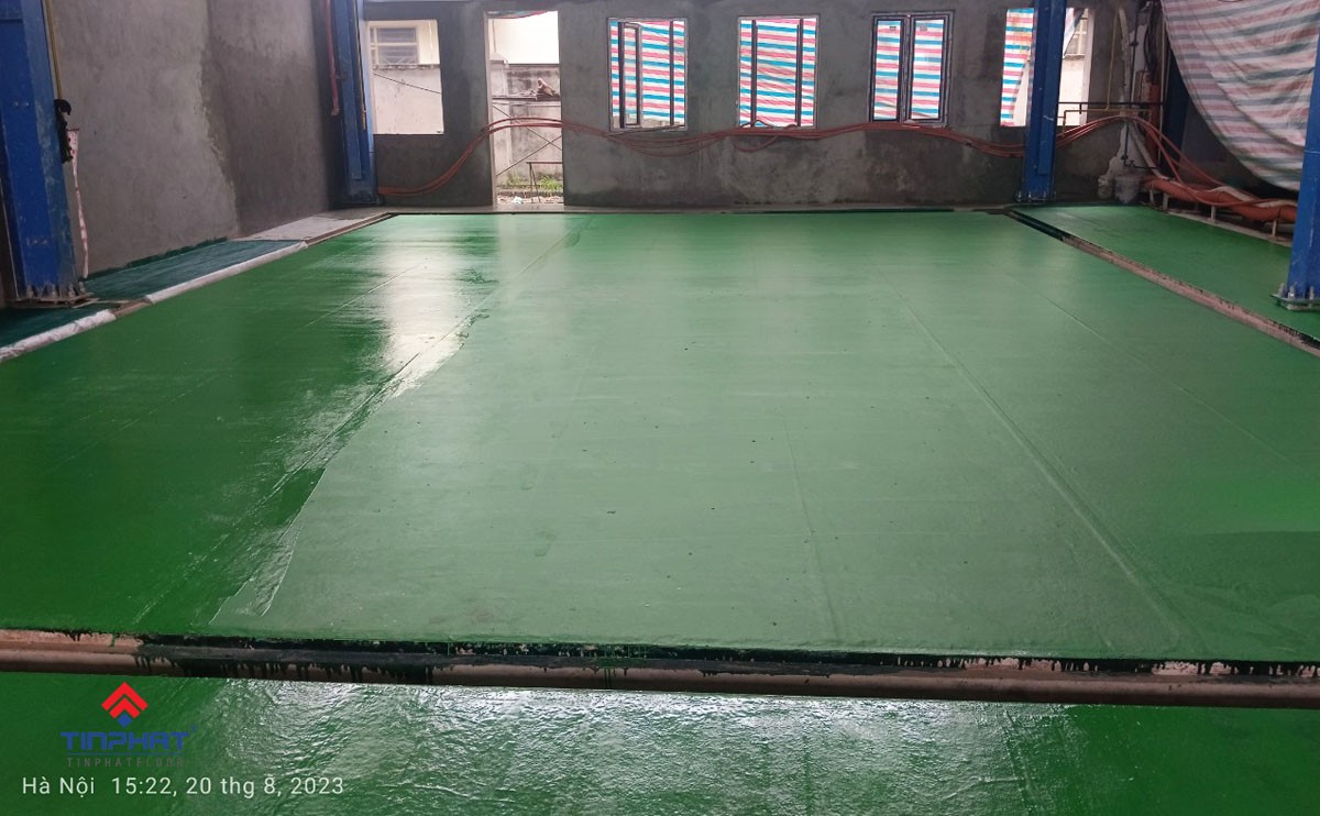 Thi công bọc phủ composite tháng 8