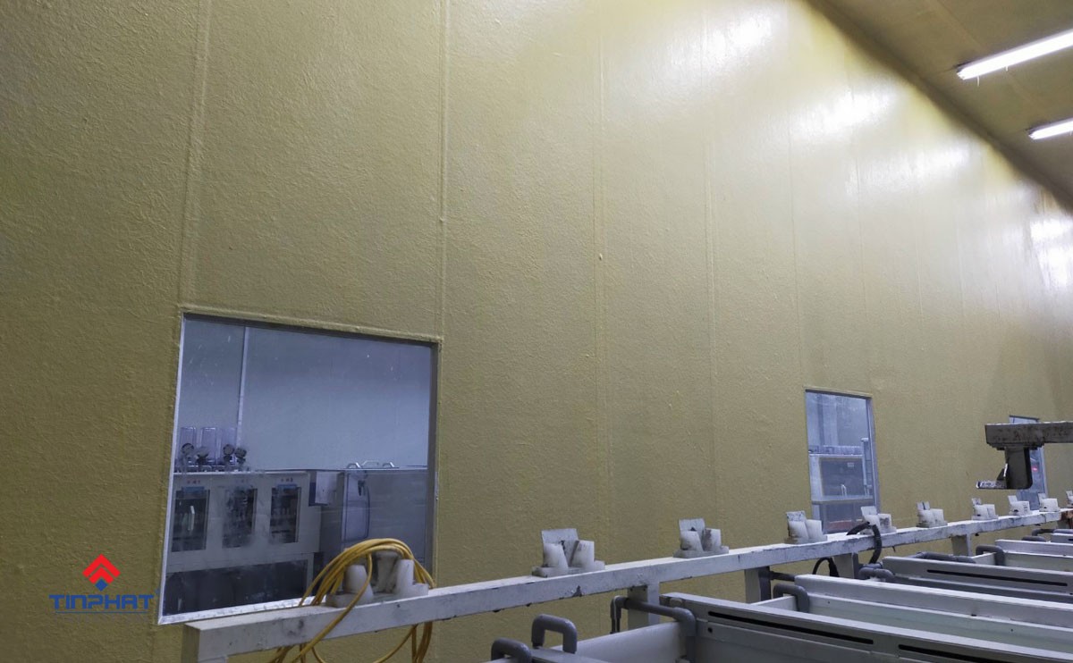 Thi công bọc phủ composite tường nhà xưởng