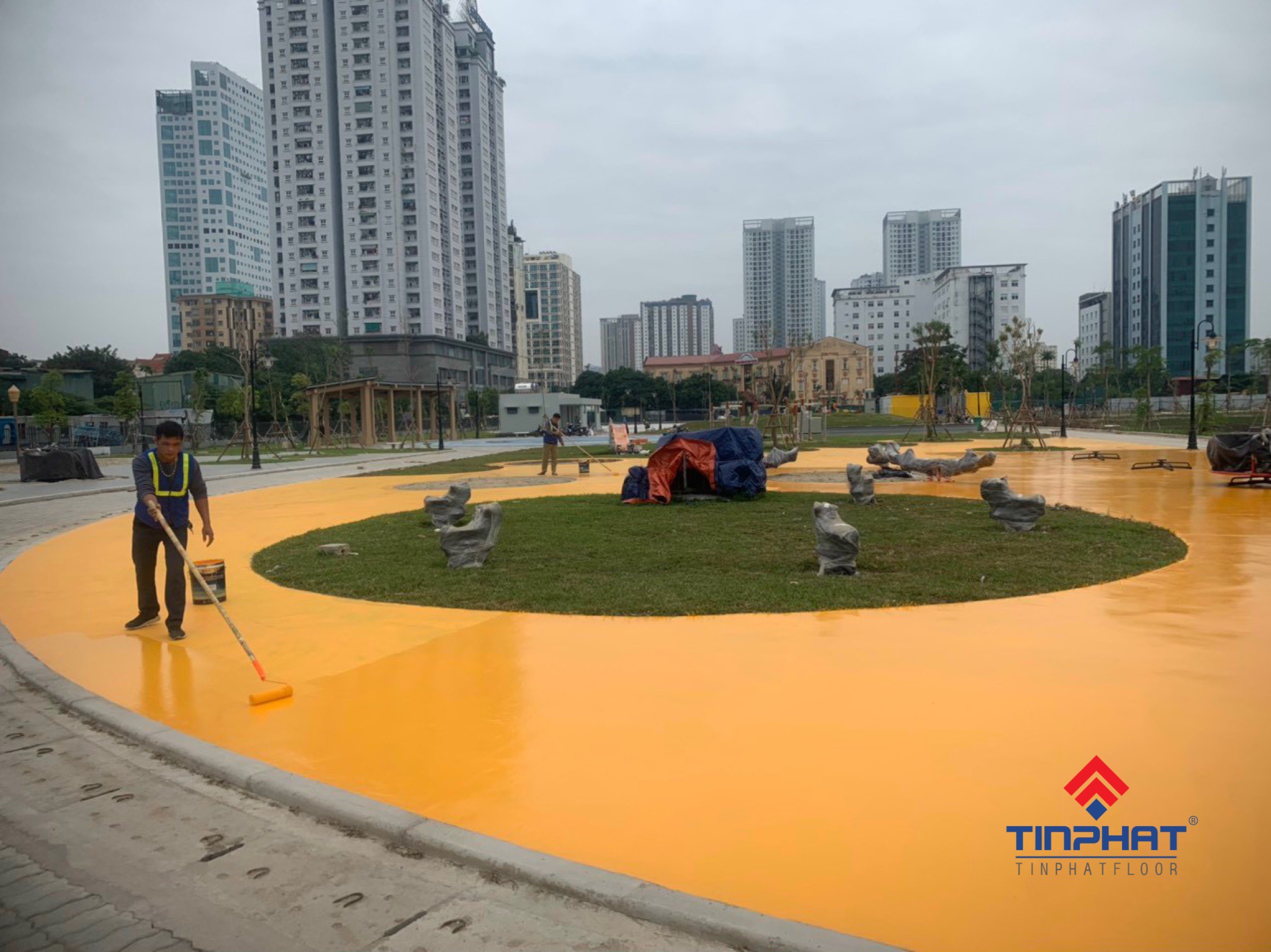 giá sơn chống thấm ngoài trời