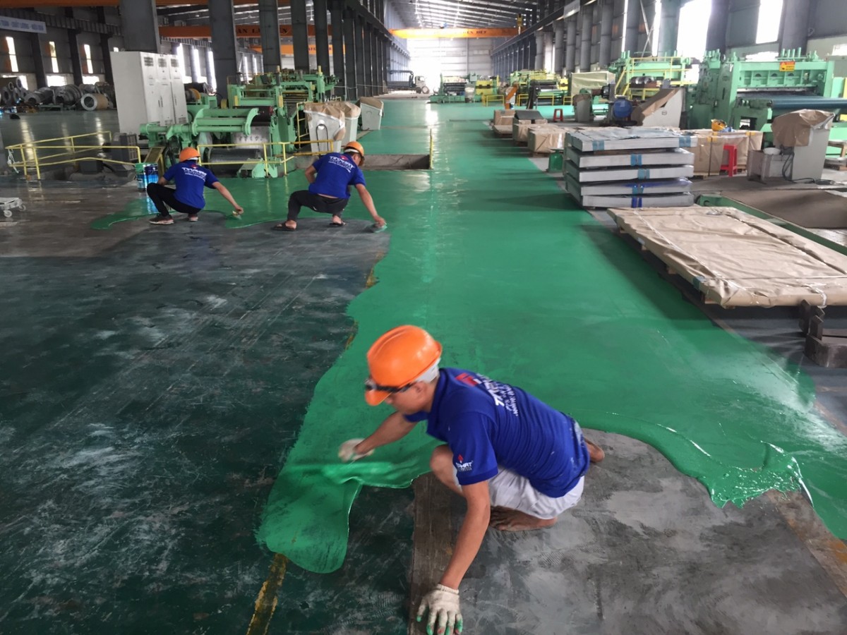 giá sơn nền epoxy