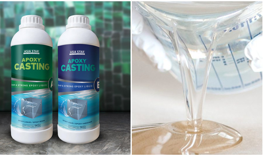 Keo nhựa trong suốt