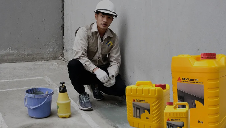 Sika Latex TH - Phụ Gia Chống Thấm Và Tác Nhân Kết Nối - Epoxy Tín Phát
