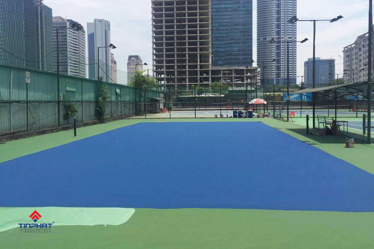 báo giá sơn phủ mặt sân tennis