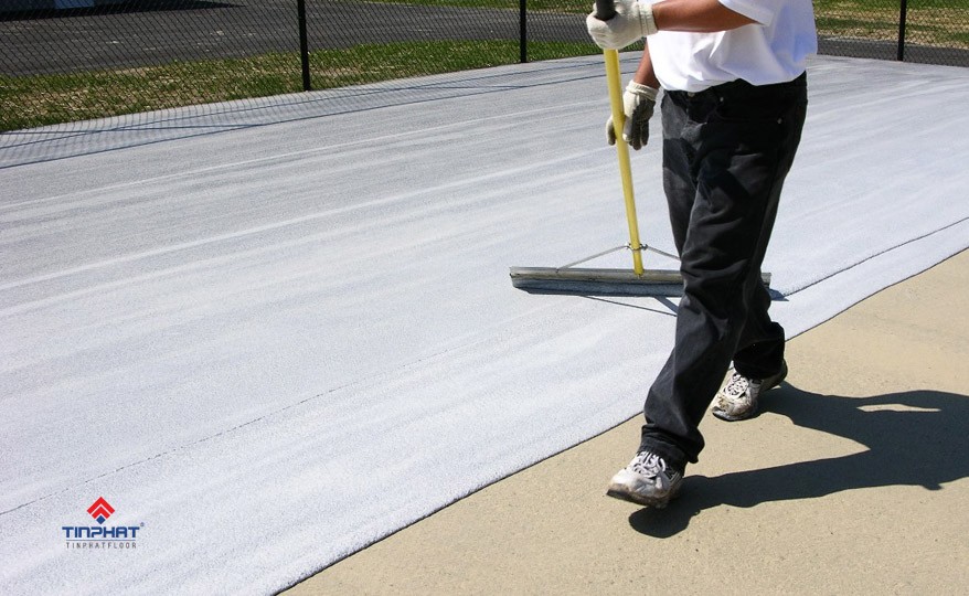 báo giá sơn phủ mặt sân tennis