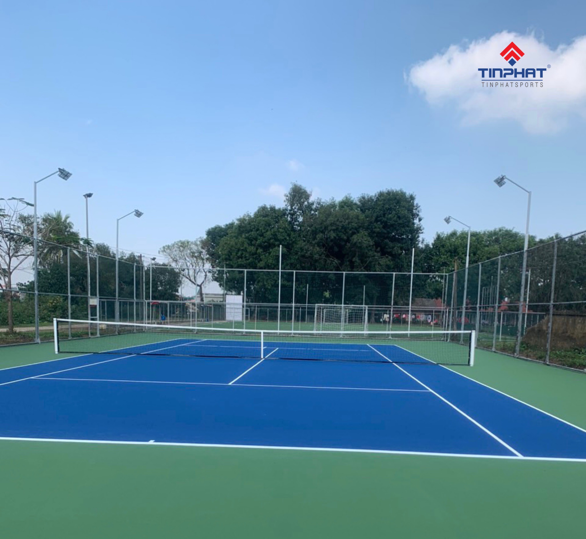 tiêu chuẩn chiếu sáng sân tennis