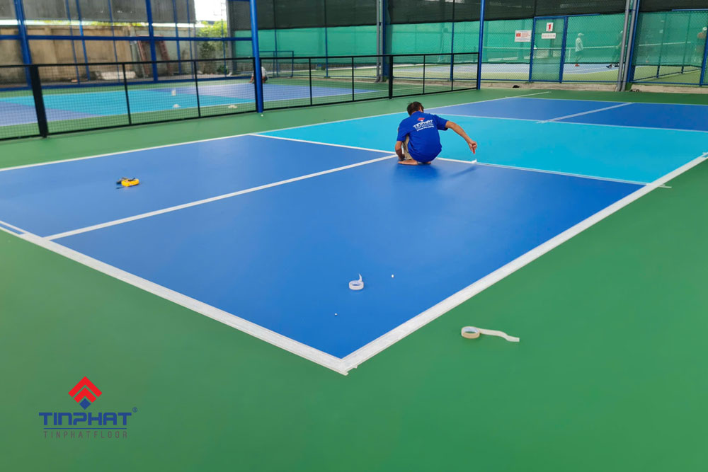 báo giá thi công sân pickleball 