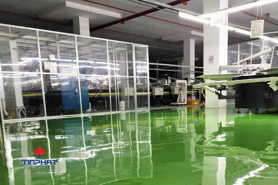Dự án sơn epoxy xưởng may tại Hải Phòng