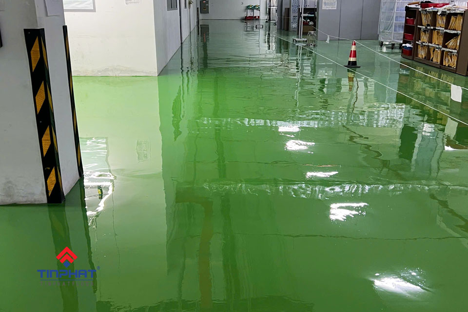 Dự án sơn epoxy xưởng may tại Hải Phòng