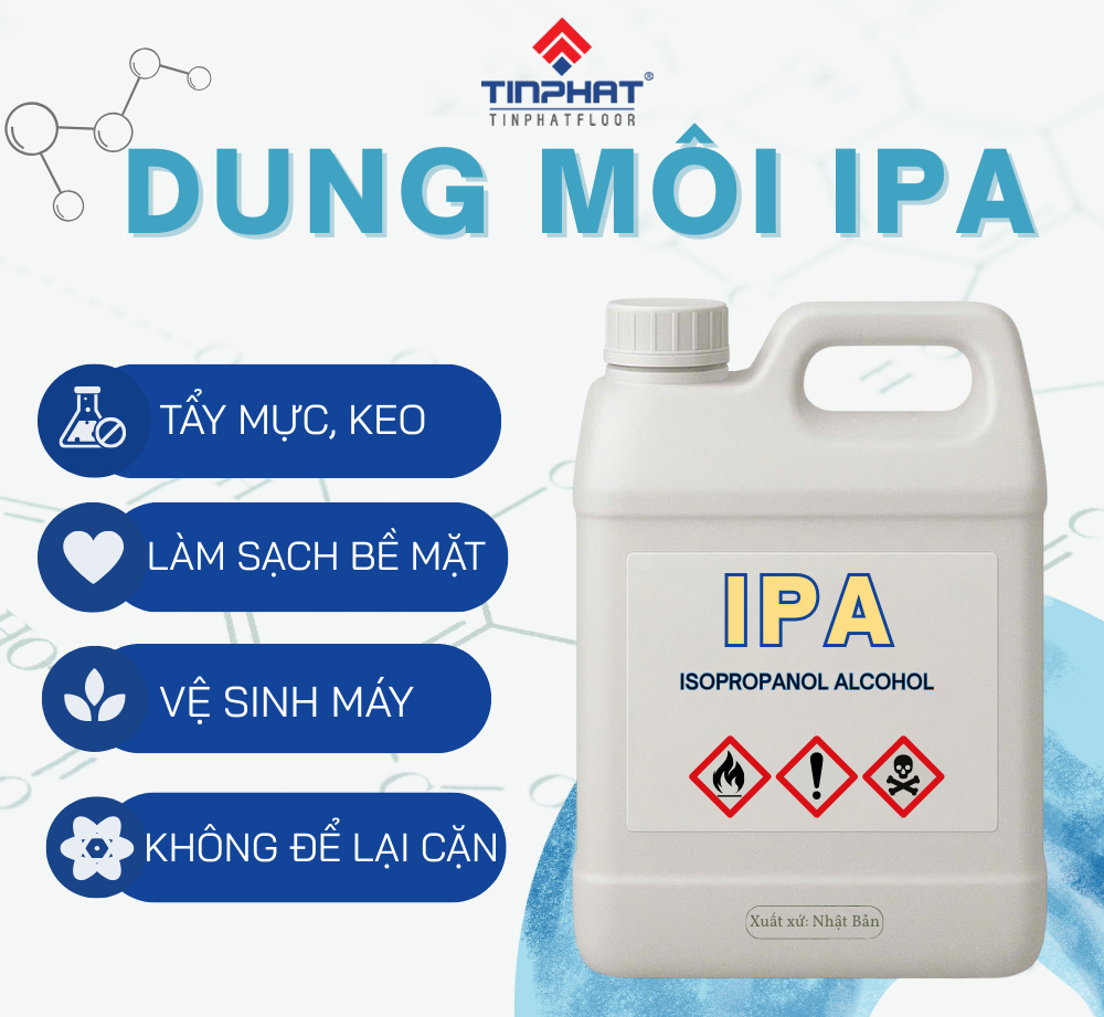 Dung môi sopropyl Alcohol (IPA)