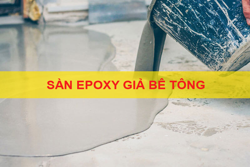 sàn epoxy giả bê tông