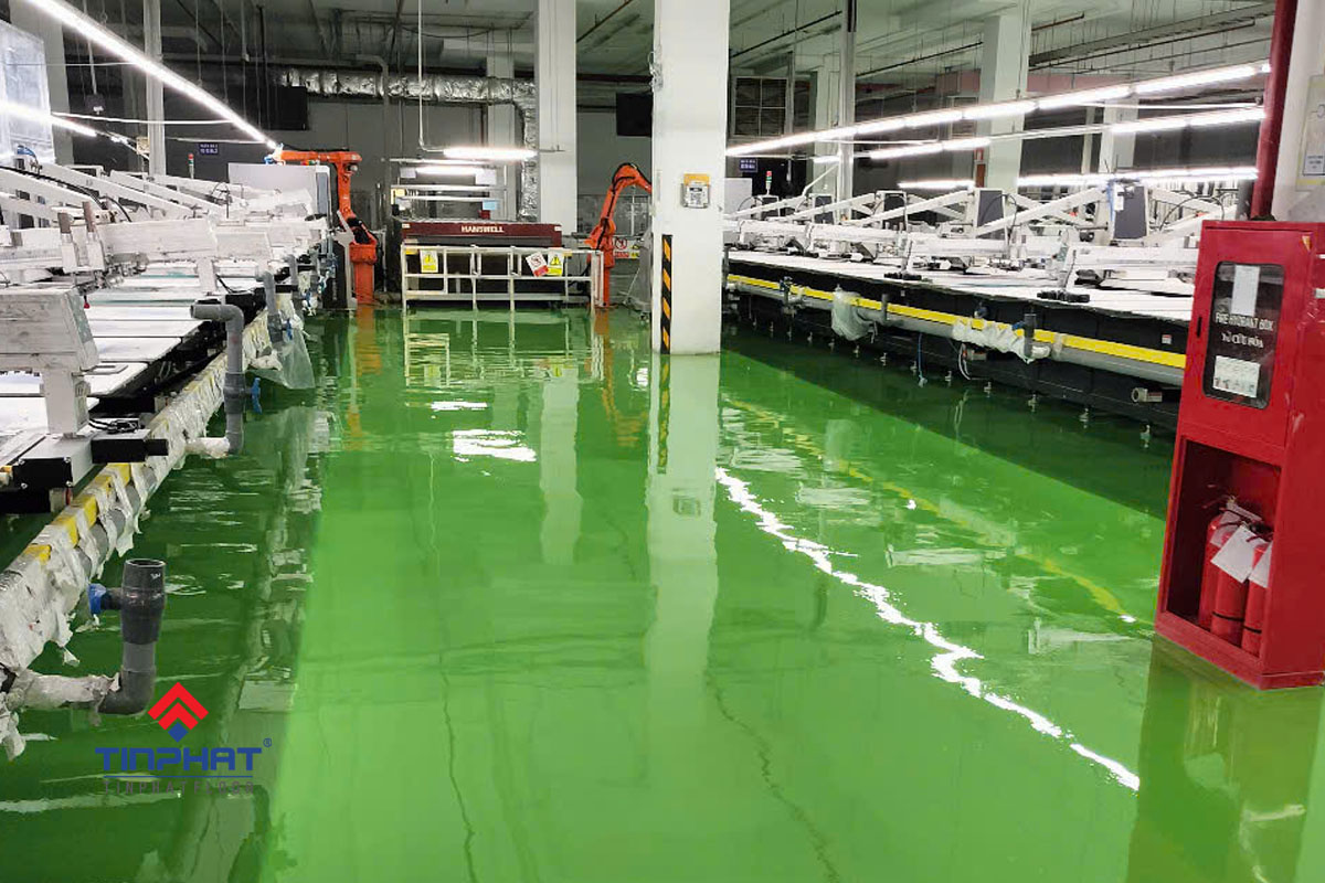 Thi công sơn epoxy 2 thành phần